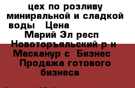 цех по розливу миниральной и сладкой воды › Цена ­ 14 000 000 - Марий Эл респ., Новоторъяльский р-н, Масканур с. Бизнес » Продажа готового бизнеса   